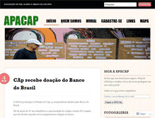 Tablet Screenshot of apacap.org
